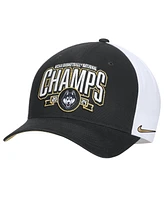 Nike Men's Black/White Uconn Huskies 2024 Ncaa Men's Basketball National Champions Locker Room Adjustable Hat