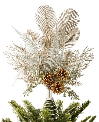 Holiday Lane Woodland Gold Bouquet Tree Topper, Created for Macy's