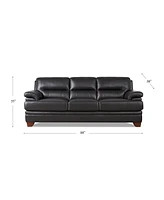 Luxor 88" Top Grain Leather Sofa