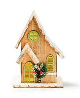 Holiday Lane Woodland Led House Tabletop Decor, Created for Macy's