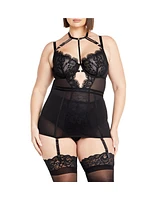 City Chic Plus Arabella Underwire Chemise