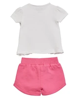 Guess Baby Girls Short Sleeve Top and Set