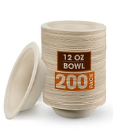 Cheer Collection 12 oz Paper Bowls, 200 Pack