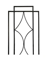 Sunnydaze Decor Steel Chic Diamonds Garden Trellis - Set of 2 - 48 in