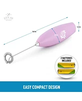 Milk Frother Whisk Handheld Electric Foam Maker with Batteries Included