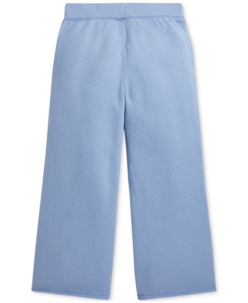 Polo Ralph Lauren Toddler & Little Girls Fleece Wide-Leg Sweatpants