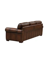 Brookfield 95" Top Grain Leather Sofa Couch