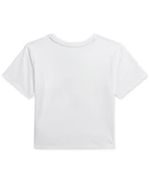 Polo Ralph Lauren Big Girls Logo Cotton Jersey Boxy Tee