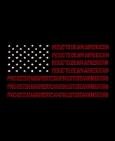 La Pop Art Proud To Be An American - Men's Premium Blend Word T-Shirt