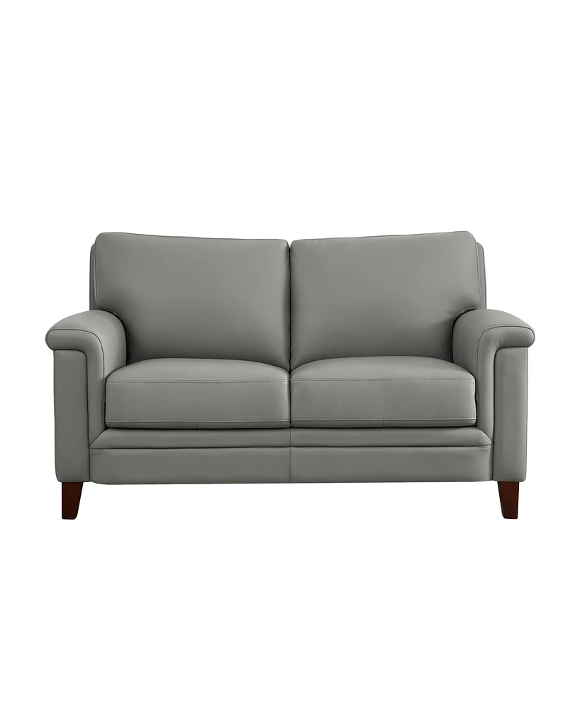 Westcott 62" Top Grain Leather Loveseat