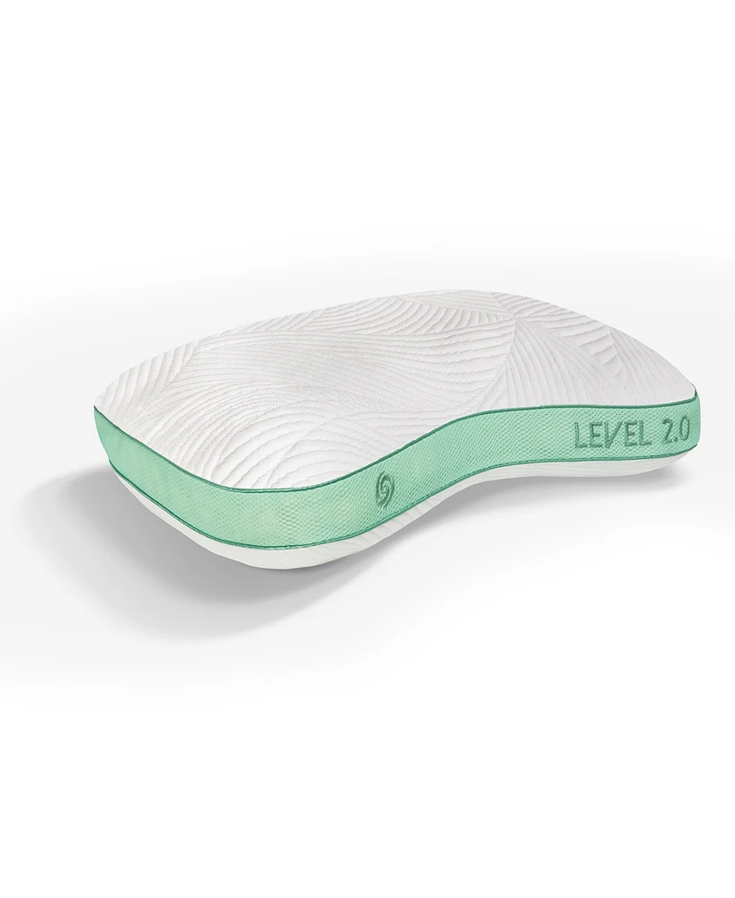 Bedgear Level Cuddle Curve Performance Pillow 2.0, Standard/Queen