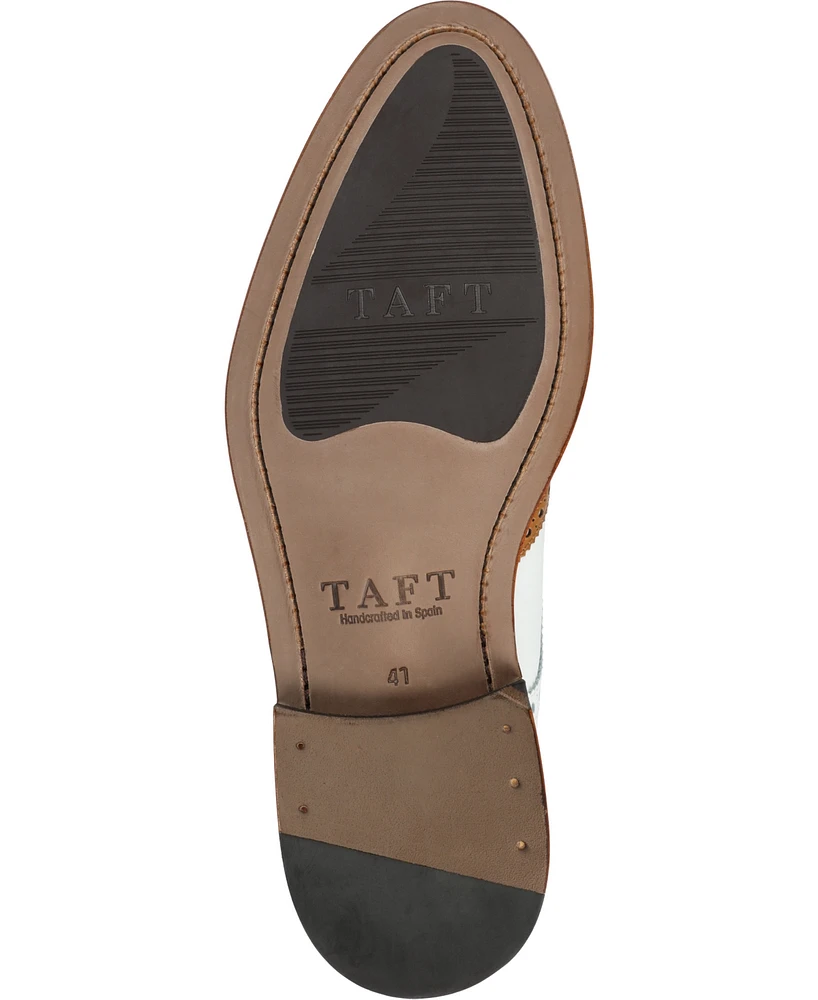Taft Men's Spectator Handcrafted Leather Brogue Wingtip Oxford Lace-up Dress Shoe