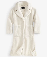 Bcbgmaxazria Women's Notched-Collar Teddy Coat