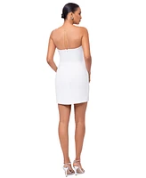 Xscape Women's Rosette Cocktail Dress