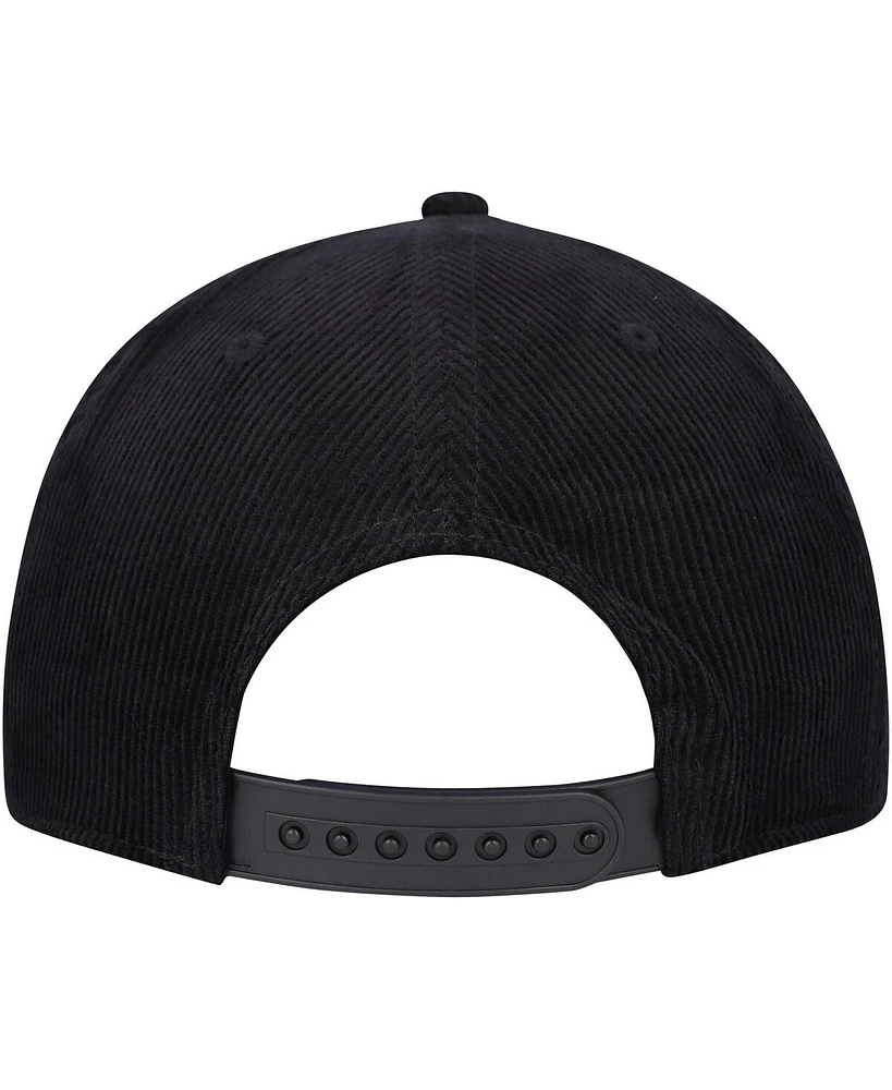 American Needle Men's Black Miller Roscoe Corduroy Adjustable Hat