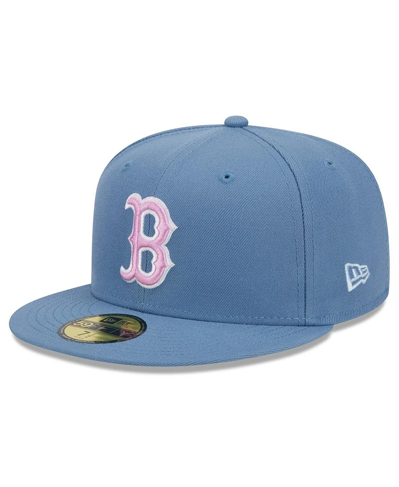 New Era Men's Boston Red Sox Faded Blue Color Pack 59fifty Fitted Hat