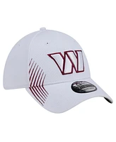 New Era Men's White Washington Commanders Active 39thirty Flex Hat