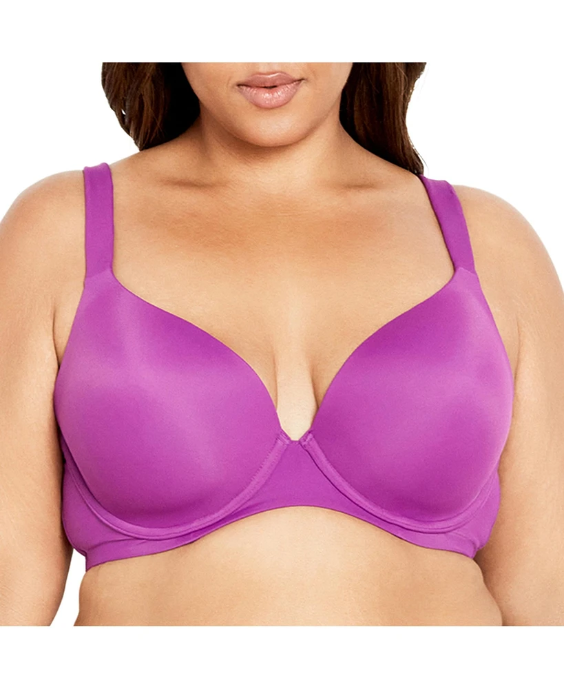 Avenue Plus Fashion Plunge Neck Bra