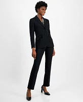 Anne Klein Women's Two-Button Compression Blazer