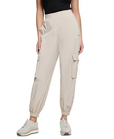 Guess Women's Aurelie Elasticated-Hem Cargo Pants