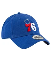 New Era Men's Royal Philadelphia 76ers Team 2.0 9Twenty Adjustable Hat