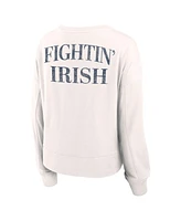 Fanatics Branded Women's White Notre Dame Fighting Irish Kickoff Full Back Long Sleeve T-Shirt