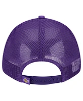 New Era Women's Purple Los Angeles Lakers Game Day Sparkle Logo 9Forty Adjustable Hat