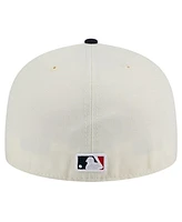 New Era Men's White Minnesota Twins Evergreen Chrome 59Fifty Fitted Hat
