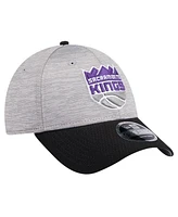 New Era Men's Heather Gray/Black Sacramento Kings Active Digi-Tech Two-Tone 9forty Adjustable Hat