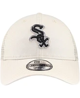 New Era Men's Stone Chicago White Sox Game Day 9Twenty Adjustable Trucker Hat