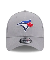 New Era Men's Gray Toronto Blue Jays Active Pivot 39Thirty Flex Hat