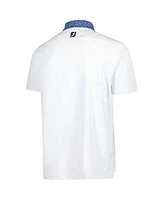 FootJoy Men's White Tour Championship Tulip ProDry Polo