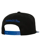 Mitchell Ness Men's Black/Royal Golden State Warriors Day One Snapback Hat