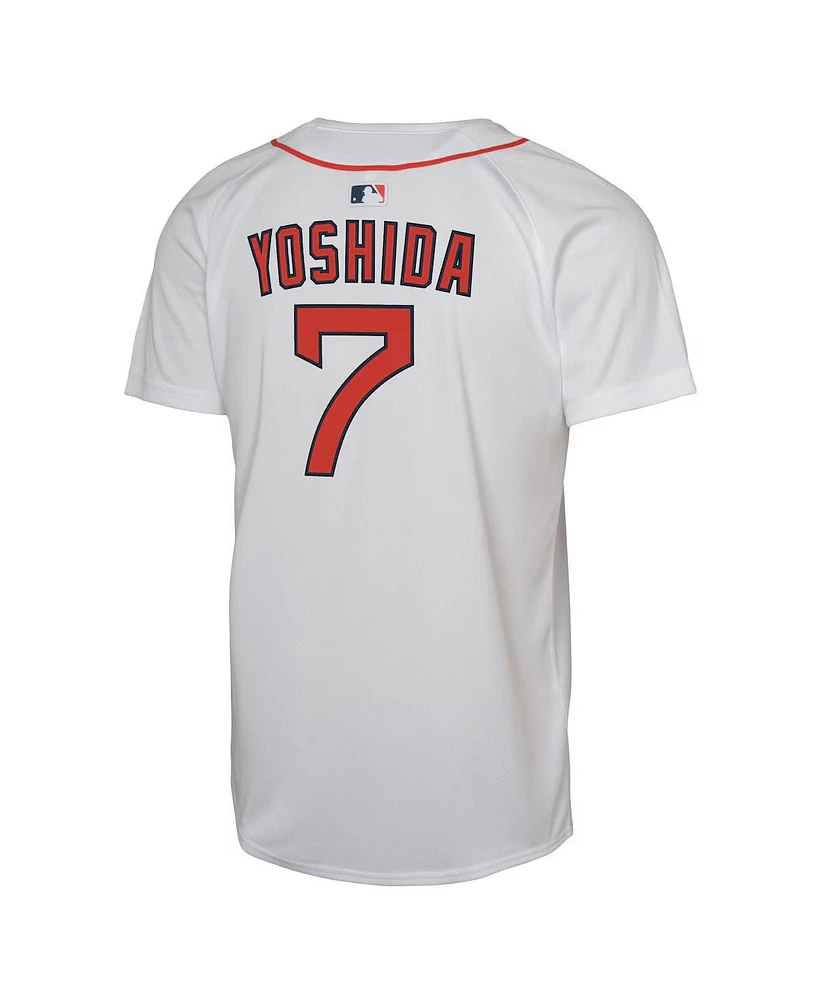 Nike Youth Masataka Yoshida White Boston Red Sox Home Replica Player Jersey