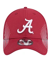 New Era Men's Crimson Alabama Crimson Tide Active Slash Sides 39Thirty Flex Hat