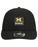 New Era Men's Black Michigan Wolverines Labeled 9Fifty Snapback Hat