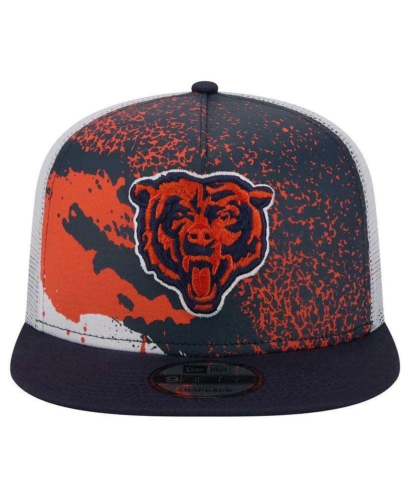 New Era Men's Navy Chicago Bears Court Sport 9Fifty Snapback Hat