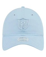 New Era Women's Light Blue Las Vegas Raiders Color Pack 9Twenty Adjustable Hat