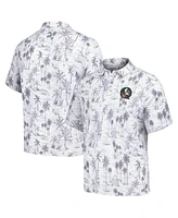 Tommy Bahama Men's Gray Florida State Seminoles Sport Cabana Shores IslandZone Tri-Blend Polo