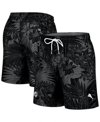 Tommy Bahama Men's Black Miami Dolphins Santiago Palms Board Shorts