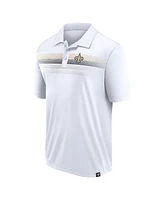 Fanatics Branded Men's White New Orleans Saints Victory For Us Interlock Polo