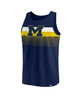 Fanatics Branded Men's Navy Michigan Wolverines Wild Game Tank Top