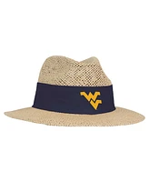Ahead Men's Tan West Virginia Mountaineers Wellington Gambler Straw Hat