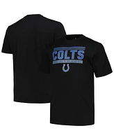 Fanatics Branded Men's Black Indianapolis Colts Big Tall Pop T-Shirt