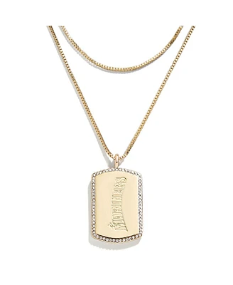 Wear by Erin Andrews x Baublebar Seattle Mariners Dog Tag Necklace