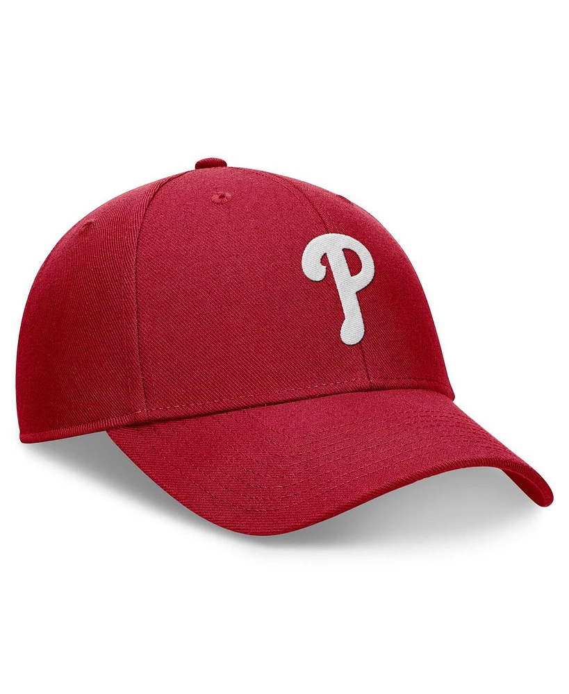 Nike Men's Red Philadelphia Phillies Evergreen Club Performance Adjustable Hat