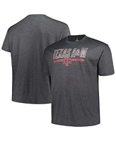 Profile Men's Heather Charcoal Texas A M Aggies Big Tall Team T-Shirt