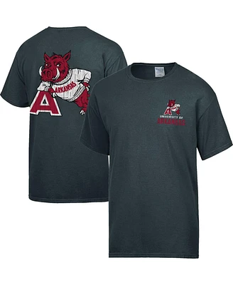 Comfortwash Men's Charcoal Arkansas Razorbacks Vintage-like Logo T-Shirt