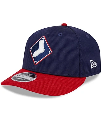 New Era Men's Navy Chicago White Sox 2024 Batting Practice Low Profile 9Fifty Snapback Hat