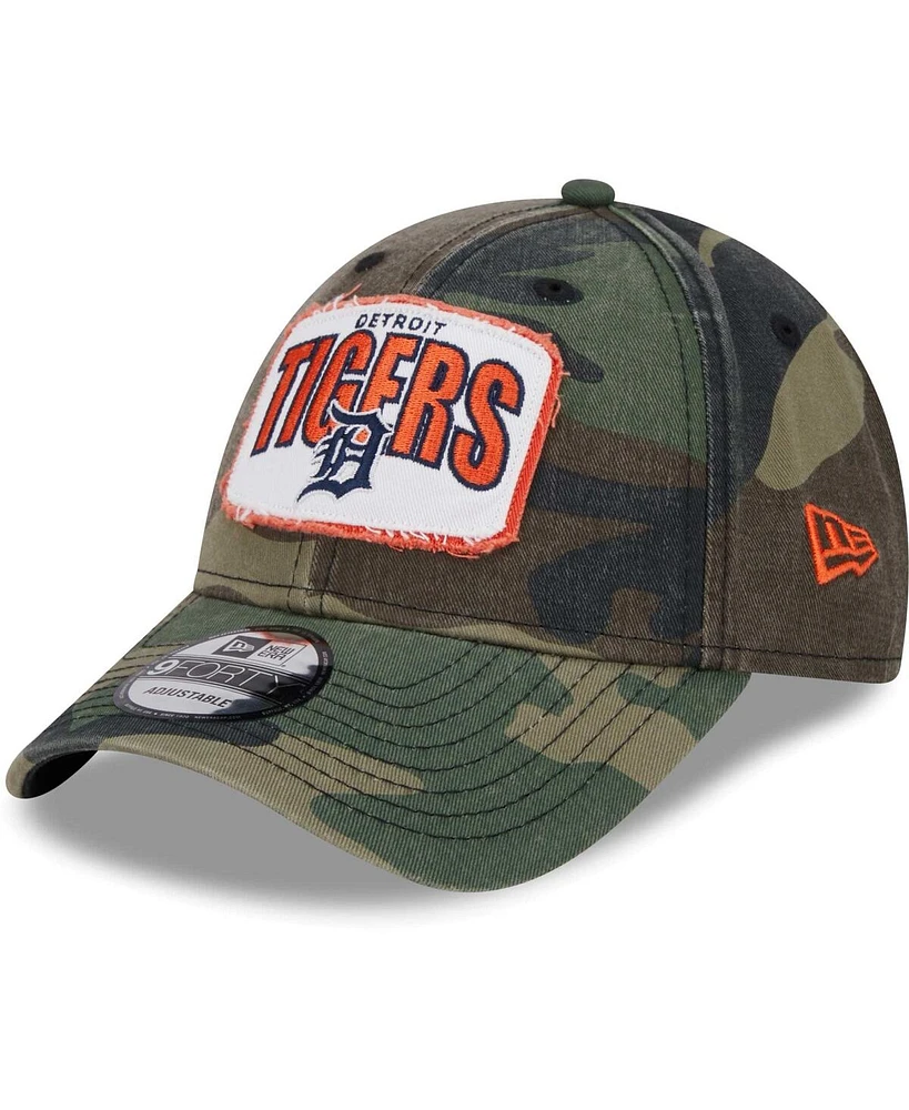 New Era Men's Camo Detroit Tigers Gameday 9Forty Adjustable Hat